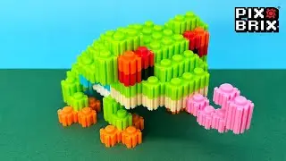 Red Eyed Frog 3D - Pix Brix Instructions