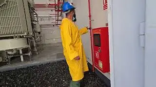 Transformer 50MVA Water Deluged test 