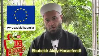 Ama bizim Müslüman Türk kızlarımız soyunuyor açılıyor neden hocam ? Bu özenti niye Avrupa’ya?