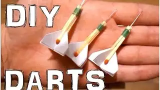 DIY Darts (arrows out of matches)