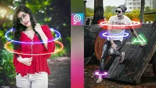 Neon Glowing Effect | PicsArt Photo Editing | PicsArt editing tutorial 2018