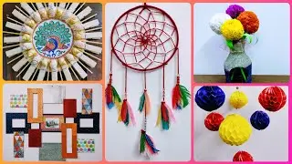 DIY Room decor crafts | 5 easy and simple amazing craft tutorials for room decor