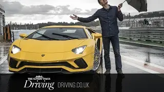 On track with the 730bhp Lamborghini Aventador S