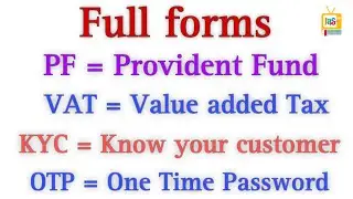 Full form of Banking Term | Important Full Forms | List of bank related terms #bankingfullforms