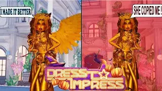 I COPIED PLAYERS in Dress to Impress