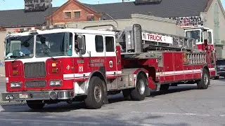Baltimore City Fire Department Truck 23 Responding
