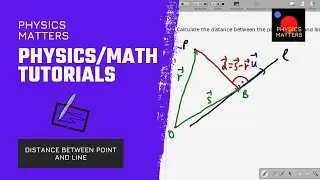 Calculate the Distance between a Point and a Line in Vector Form