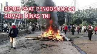 Pengusiran penghuni rumah Dinas oleh TNI di karenakan warga menolak untuk pindah