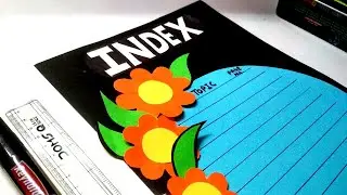 How to make Index page of project | Decorative Index page | Index design ideas