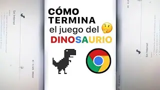 ¿Cómo termina el juego del dinosaurio de Google? 🦖🕵🏻‍♂️ 