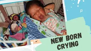NEW BORN CRYING |Newborn baby cries| New born cry |being Shivamya