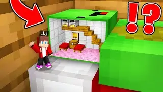 What TINY JJ Found Inside GIANT Mikey in Minecraft (Maizen)