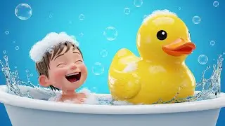 💦 Плеск-Плеск В Ванне! | Весёлая Песенка Про Купание 🛁🦆