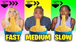 Fast, Medium or Slow Food Challenge