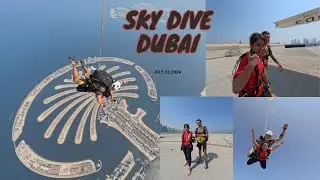 I did Skydive in Dubai on my Birthday 🦋💙 | Palms Dubai Sky dive experience | 26th July, 2024