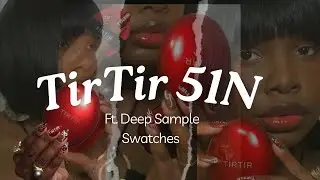 TIRTIR - Mask Fit Red Cushion Deep Foundation Trial Kit Swatches & Demo