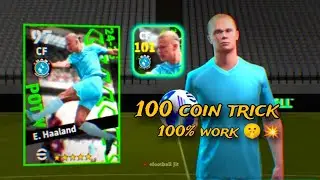 Trick To Get 101 POWT Erling Haaland in efootball mobile 🤫 100 % working trick #efootball2024