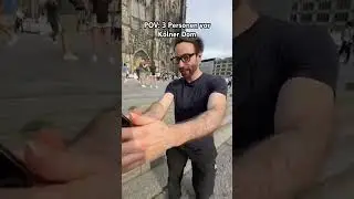POV: 3 Personen vor KÖLNER DOM ⛪️🤩| Laschakv#Shorts