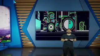 News Studio 3D VirtualSet || Unreal Engine || 360proSet