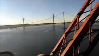 The Forth Road Bridges taken from the Forth Rail Bridge