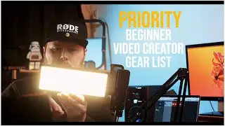10 BEGINNER video creators GEAR list: What to buy FIRST!!