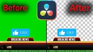 How to Remove Green Screen in DaVinci Resolve ( Easy & Hard Examples )