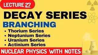decay series | branching | thorium series | neptunium series | uranium series | actinium series