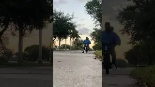 Ebike ride to school with my superhero 