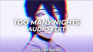 too many nights - metro boomin, future ft. don toliver [EDIT AUDIO] | 𝐻𝐼𝒯𝒮 𝒟𝐼𝐹𝐹𝐸𝑅𝐸𝒩𝒯🎧🎵