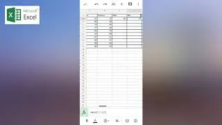 how to use formulas in Marksheet in Google spreadsheet in Mobile