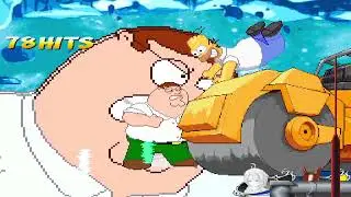 mugen 1.1 cheap homer type & cheap peter type both 1p vs kaguya.luna & ai generated touhou both 1p