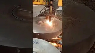 #100 mm #Cnc #Oksijen #Kesim