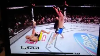 UFC 168 Anderson Silva breaks leg
