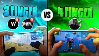 3 FINGER HUD VS 4 FINGER HUD  WHICH ONE IS BEST⚡(MOVMENT+HEADSHOT)😎 Best Custom Hud In FF | MALIK FF