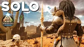 SOLO Start On SCORCHED Earth! | Ark Ascended Small Tribes PvP