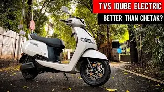 2021 TVS iQUBE Electric Scooter Detailed Ride Review | Price | Range | Colors | Charging Time