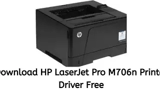 HP LaserJet Pro M706n Printer Drivers for Windows and MAC OS#hp #printer