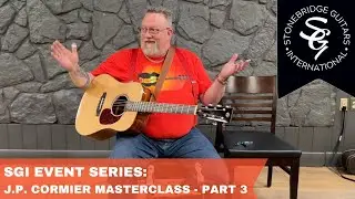SGI EVENT SERIES - J.P. CORMIER MASTERCLASS - PART 3