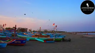 Trip to Cilacap Indonesia--The Fishmen, The black sandy beach
