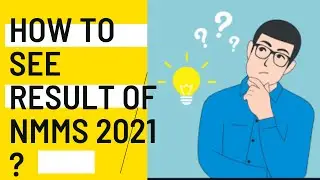 HOW TO SEE OUR NMMS EXAMINATION RESULT 2021 ?