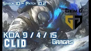 Gen Clid GRAGAS vs JARVAN IV Jungle - Patch 10.2 KR Ranked