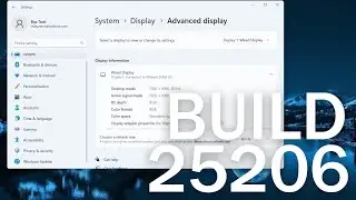 New Windows 11 Build 25206 –  Dynamic Refresh Rate, Open With Dialog and Fixes