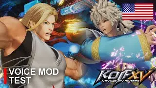 【KOF XV】Andy vs Meitenkun ► English Voice Mod Test