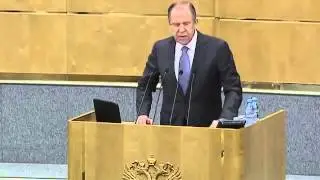 Феерическая лошь Лаврова на заседании  Госдумы