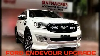 FORD ENDEVOUR MODIFIED || BODY KIT UPGRADE || MUSTANG GRILL || BAFNA CARS || PUNE