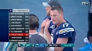 Philip Rivers throws NFL career TD pass number 300 | November 13, 2016 | Chargers vs. Dolphins