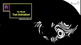 Easy Text Animation the Morph - Tutorial Premiere Pro