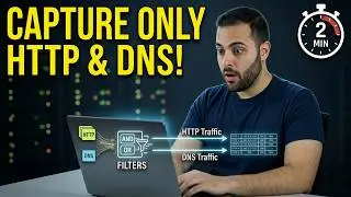 TCPdump Tutorial: Capture Only HTTP & DNS Traffic Using AND/OR Filters in 2 Mins!