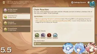 The Forge Realm's Temper: Endless Swarm | Chain Reaction | Genshin Impact TCG 5.5