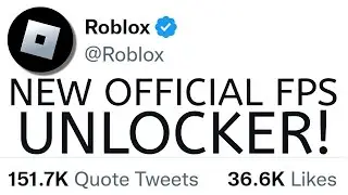 Roblox is making an official FPS Unlocker!? - Roblox